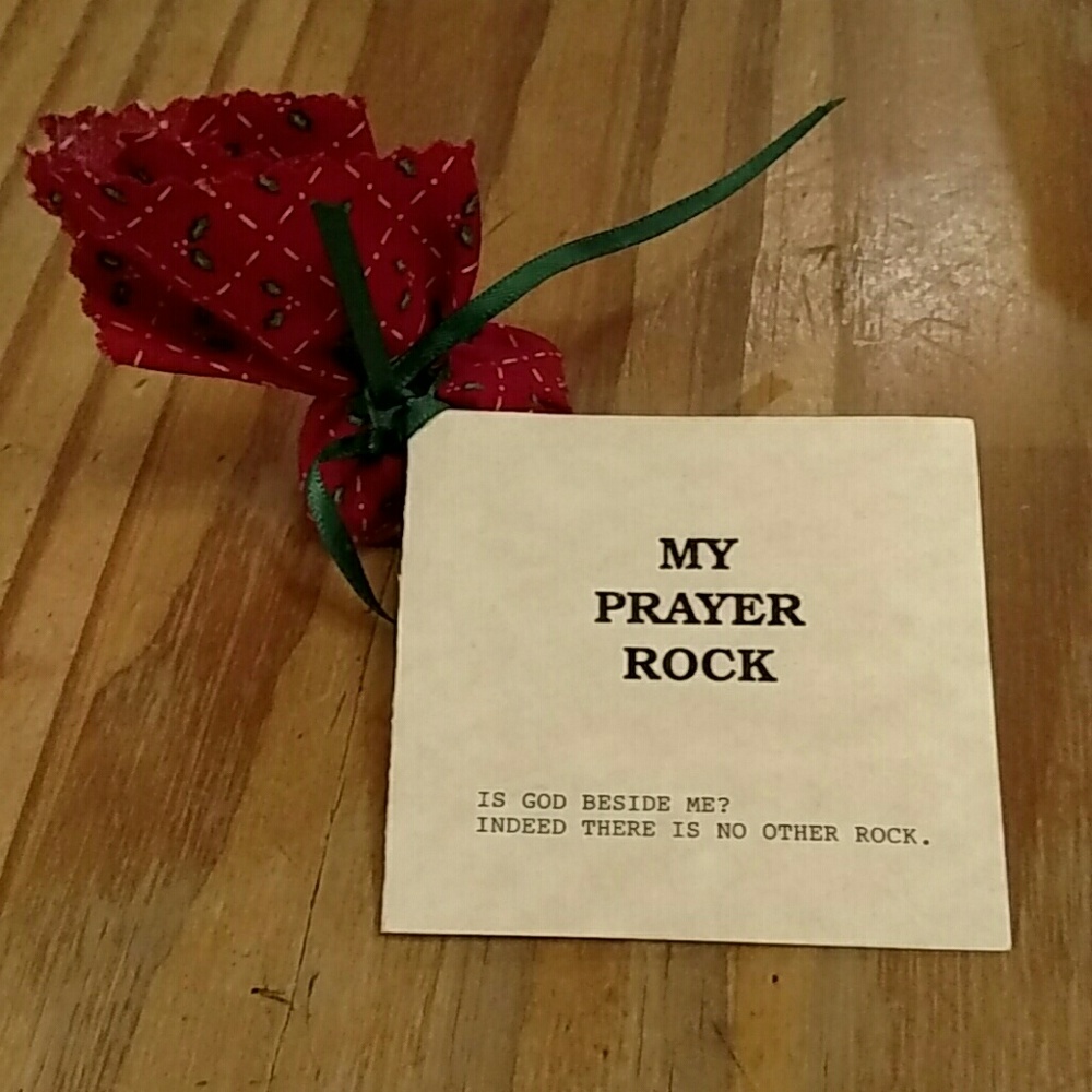 Prayer Rock with clever poem!  🙏🙏🙏